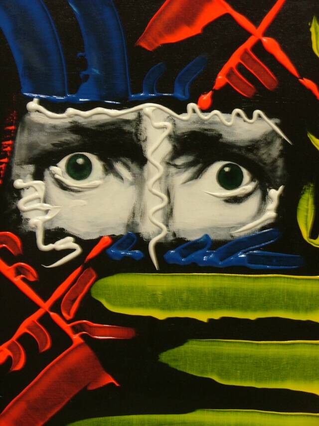 Stare   Acrylic jpg